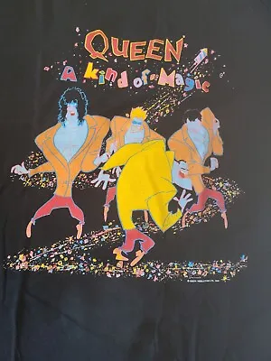 Queen - A Kind Of Magic + Tour Dates - Official Vintage 1986 Concert T-Shirt • £109.99