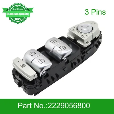 Front Left Master Power Window Switch For Mercedes Benz C300 Sedan GLC300 15-21 • $24.90