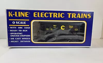 Used K-Line O Scale Chessie System B & O Ore Car  • $19.99