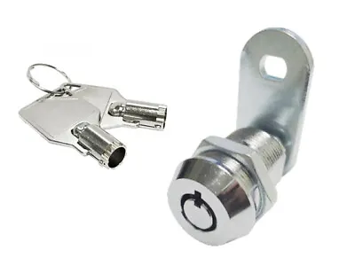 $8.59 • Buy 3/8  Tubular Cam Lock Replacement 1 Key Pull 90 Degree Turn Toolbox KA