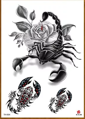 Adult Temporary Black & White Tattoos - BOGO50% OFF - NIB - SHIPS FREE!! • $8