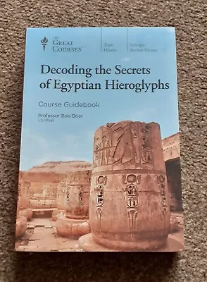 Sealed The Great Courses Decoding Secrets Of Egyptian Hieroglyphics Book Dvd Set • £40