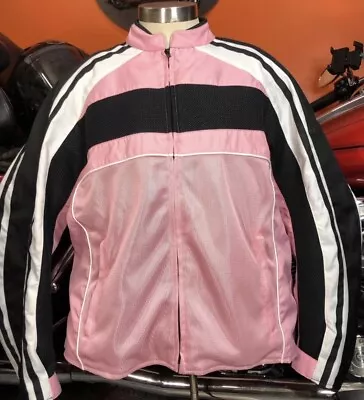 Motorcycle Riding Jacket WXL Woman BILT FOR WOMEN With Armor Reflective Mesh • $52