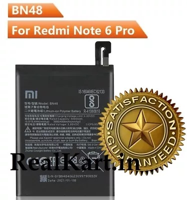 🎡 Genuine Xiaomi  Redmi Note 6 Pro...BN48 Battery Replacement • $34.98