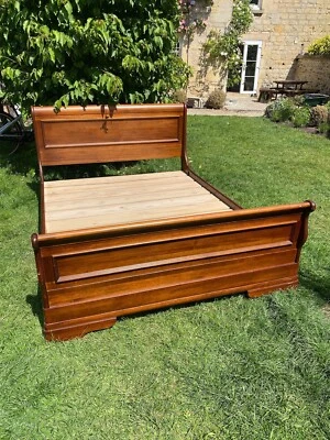 £250 • Buy Willis & Gambier Louis Philippe 5 Foot King Size Sleigh Bed Frame.
