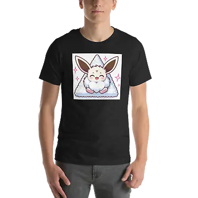 Shiny Fox Onigiri Monster - Original Design - Unisex T-shirt - Black • $18