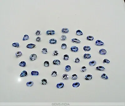 5 Carat+/43 Pcs Natural Tanzanite Mix Loose Faceted Violet Blue Gems Parcel Lot • $23.99