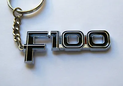 $12.95 • Buy FORD F100 KEY CHAIN NEW CHROME KEY RING Keyring