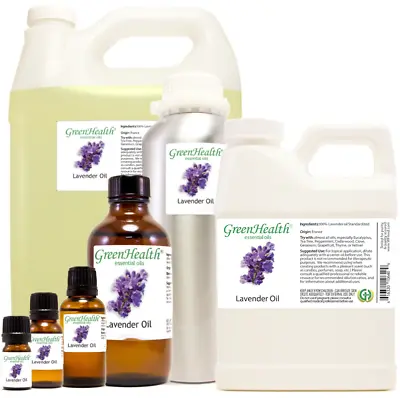 Lavender Essential Oil By GreenHealth Sizes 5ml - 1GAL • $5.99