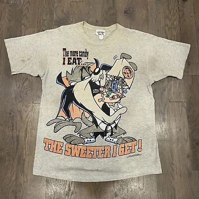 Vintage 1995 Taz Manian Devil Halloween Shirt- The Sweeter I Get - L • $40