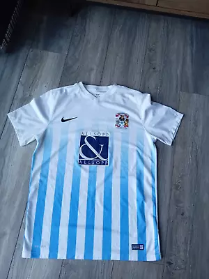 Nike Coventry City Football Club Shirt 2016 - 17 Mens Large • £19.95