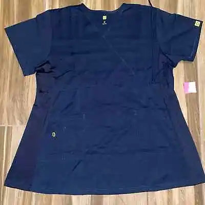 Wonderwink Wonderwork Navy Blue Maternity Top 2X • $19.99