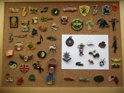 £25 • Buy Motorcycle Club Music Society Army Military Car Vintage Pin Badge Job Lot Bundle