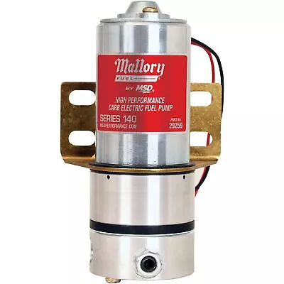 Mallory High Pressure Fuel Pump Model 140 3/8 NPT 140GPH Free Flow • $455.95