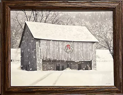 Lori Deiter Framed Blessings From Above Christmas Tree Barn Print 18.5 X 14.5 • $44.95