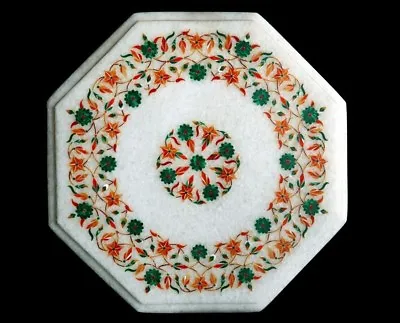 12  Marble Table Semi Precious Stones Pietradura Inlay Work Handicraft • $303.97