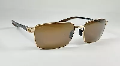 Maui Jim Cove Park Polished Gold Polarized Sunglasses MJ531-16 • $109.95
