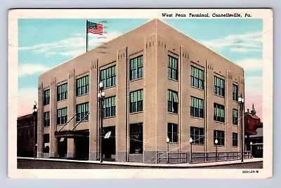 Vintage West Pa Terminal Connellsville Pa ~ Postcard Cs • $5.99