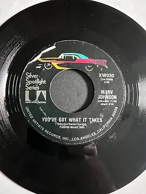 Marv Johnson - You've Got What It Takes - I Love The Way You Love Me - Vg ++ • $8.99