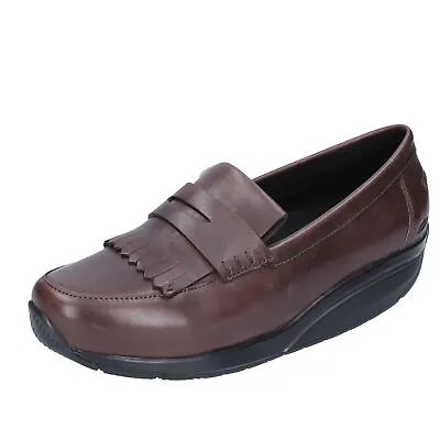 Women's Shoes MBT 6/6.5 (EU 37) Loafers Brown Leather DT240-37 • $61.90