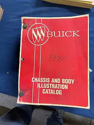 1971 Buick Master Parts Body Illustration Parts Catalog • $79.99