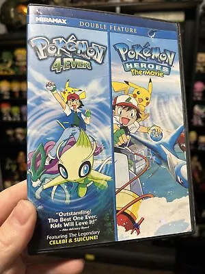 Pokemon 4Ever + Heroes The Movie Double Feature 4 Ever DVD • $4.99