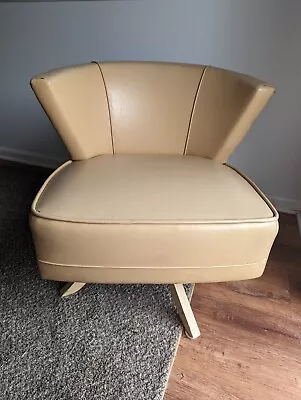 Vintage Mid Century. Les. Brown  Swivel Chair MCM Retro • $185