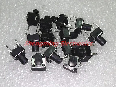 $2.50 • Buy 100PCS Momentary Tactile Push Button Switch Tact Switch 6X6X8.5mm 4-pin DIP-4