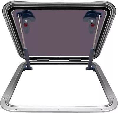 ISURE MARINE Anodized Aluminum Push Out Deck Hatch Boat Yacht Square Opening • $126