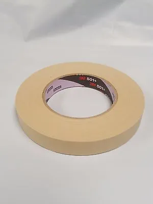 Painting Tape 18mm X 55m Masking Tape 11/16  X 180' High Temp By 3M Lot Of 1 • $3.99