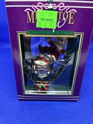 Mistletoe Magic Christmas Ornament New In Box Golfing Santa W Trophy • $8.99