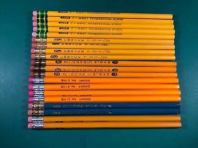 Vintage Pencil Lot | Various Brands | Lot Of 20 Unsharpened Pencils | Lot #5 • $9.99