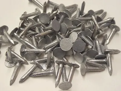 CLOUT ROOF SHED FELT NAILS Galvanised LARGE HEAD  Sizes: 10mm 13mm 20mm 25mm • £1.95