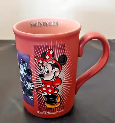 Walt Disney World Parks Minnie Mouse Mug Brick Red Collectible Coffee Cup 14oz • $9.99