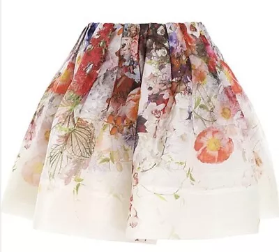 Zimmermann - Prima Gathered Mini Skirt - Size: 1 • $460