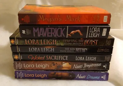 Lot Of 7 Books By Lora Leigh - Romance - Paranormal - Ellora's Cave • $16.99