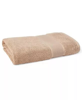 Ralph Lauren SOLID TAN Sanders Solid Antimicrobial Cotton Bath Towel • $18.77