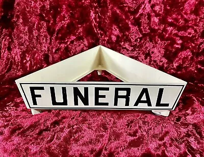 Vintage Funeral Procession Plastic Magnetic Car Topper Mortuary Embalming • $59.99