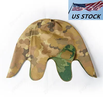 Vintage USMC K-66 Mitchell Pattern Helmet Camouflage Two-sided Cover Vietnam War • $25.49