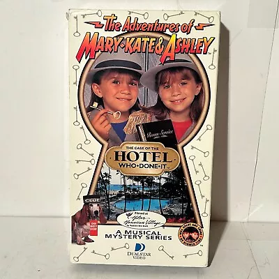 Adventures Of Mary Kate & Ashley Hotel Who Done It ©1996 *BUY 2 GET 1 FREE VHS* • $7.50