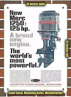 Metal Sign - 1968 Mercury Boat Motors- 10x14 Inches • $24.61