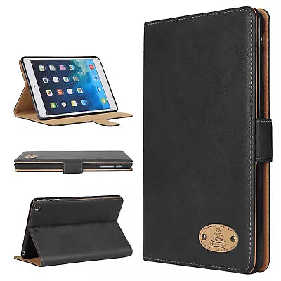 Leather IPad Case Smart Cover Pro 12.9 11 10.9 10.2 9.7 5th 7th 8th Gen Air Mini • £19.90