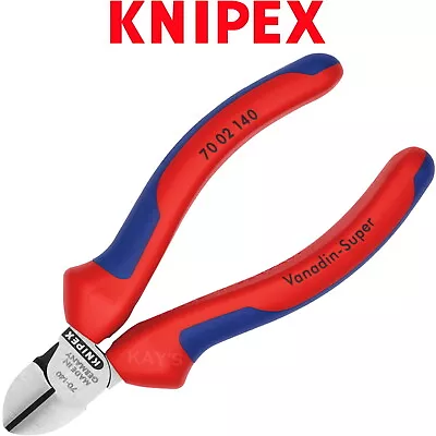 £31.85 • Buy Knipex Diagonal Side Cutters 140mm Precision Wire Cutting Comfort Grip 70 02 140