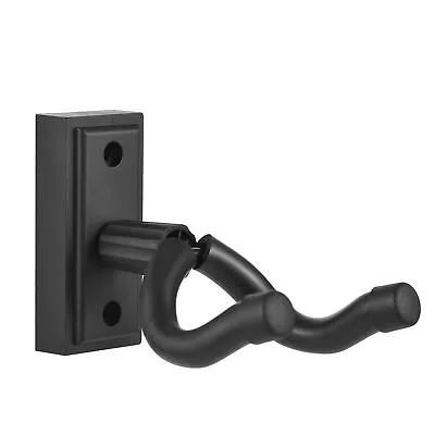 Guitar Wall Mount Hanger Hook Guitar Wall Hook Hanger Solid Sturdy Black M4T5 • $9.69