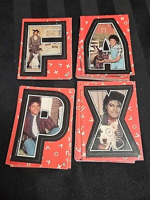 Lot Of 33 Michael Jackson Trading Cards & Stickers 1984 MJJ Productions SER 2 • $18