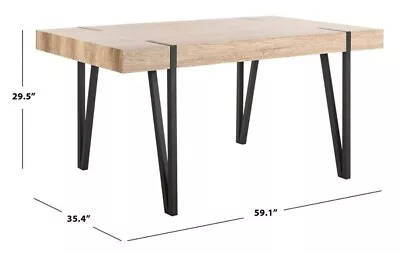 Safavieh ALYSSA DINING TABLE Reduced Price 2172723917 DTB7000A • $320