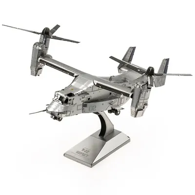 $14.88 • Buy FASCINATIONS V-22 Osprey Metal Earth 3-D Puzzle Model Airplane Kit MMS212