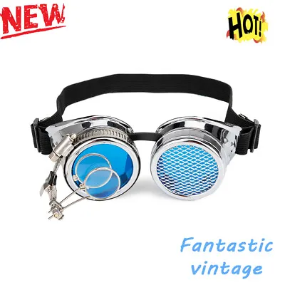  Kaleidoscope Cosplay Gothic Costume Steampunk Goggles Rainbow Crystal Lens New • $12.99