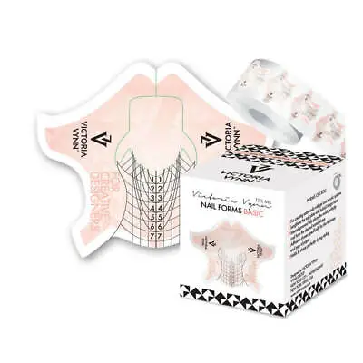 Victoria Vynn Nail Forms BASIC Acrylic Template Gel Extension • £2.95
