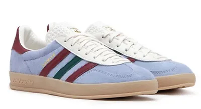 Adidas Gazelle Indoor Blue OG Shoes Originals Classic Retro Sneakers Men Size • $239.11